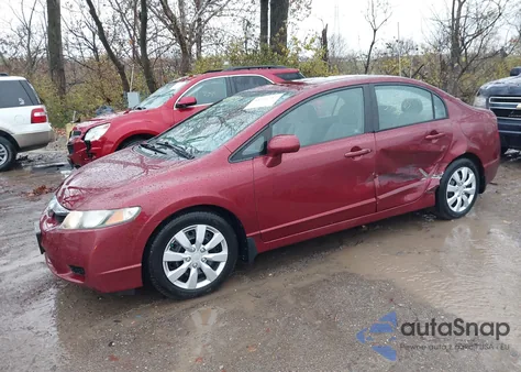 2010 Honda Civic Lx z USA, uszkodzony, nr VIN 2HGFA1F54AH550865
